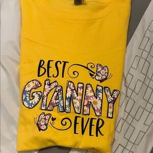 Gildan Yellow 'Best Gianny Ever' Kids Tee